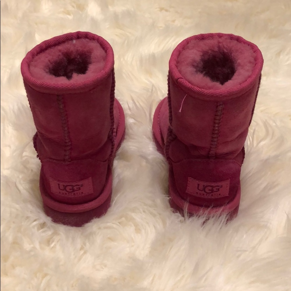 Hot pink toddler girl real Ugg boots